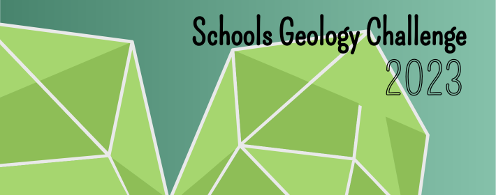 banner for schools geology challenge 2023